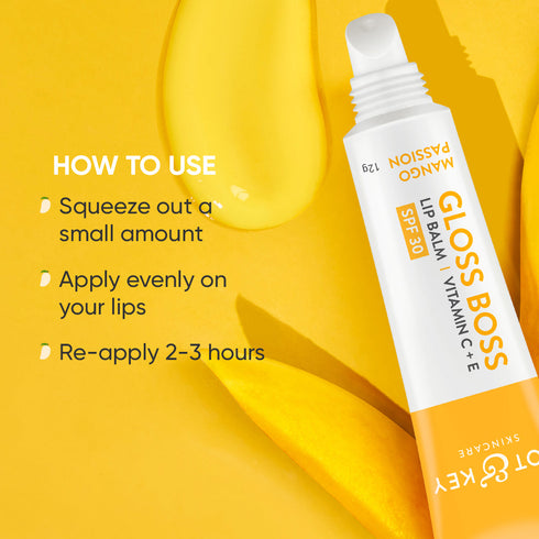 Dot and key Spf 30 Mango Non Tinted Lip Balm